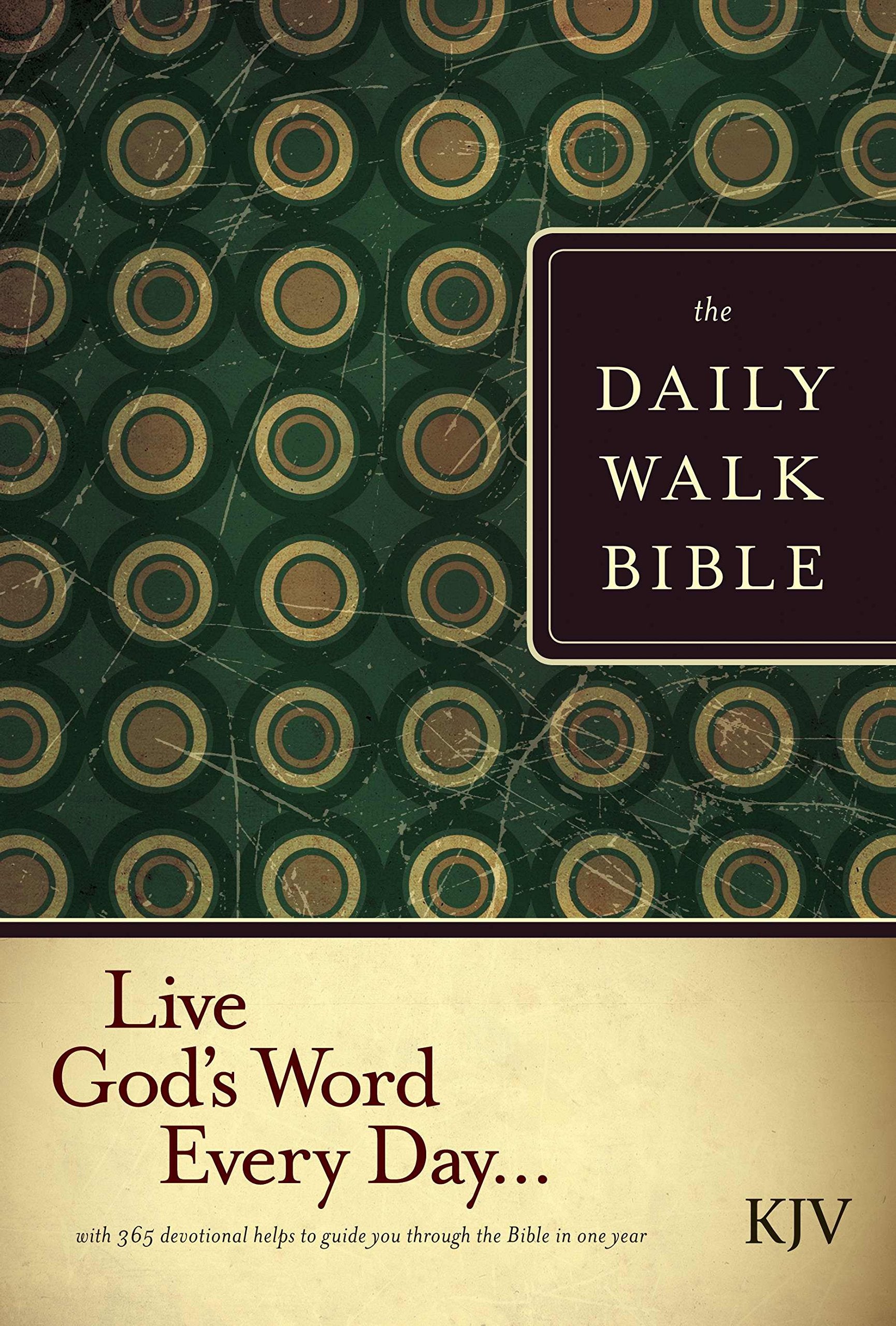 The Daily Walk Bible KJV (Softcover),New