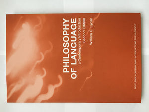 Philosophy of Language: A Contemporary Introduction, 2nd Edition,Used