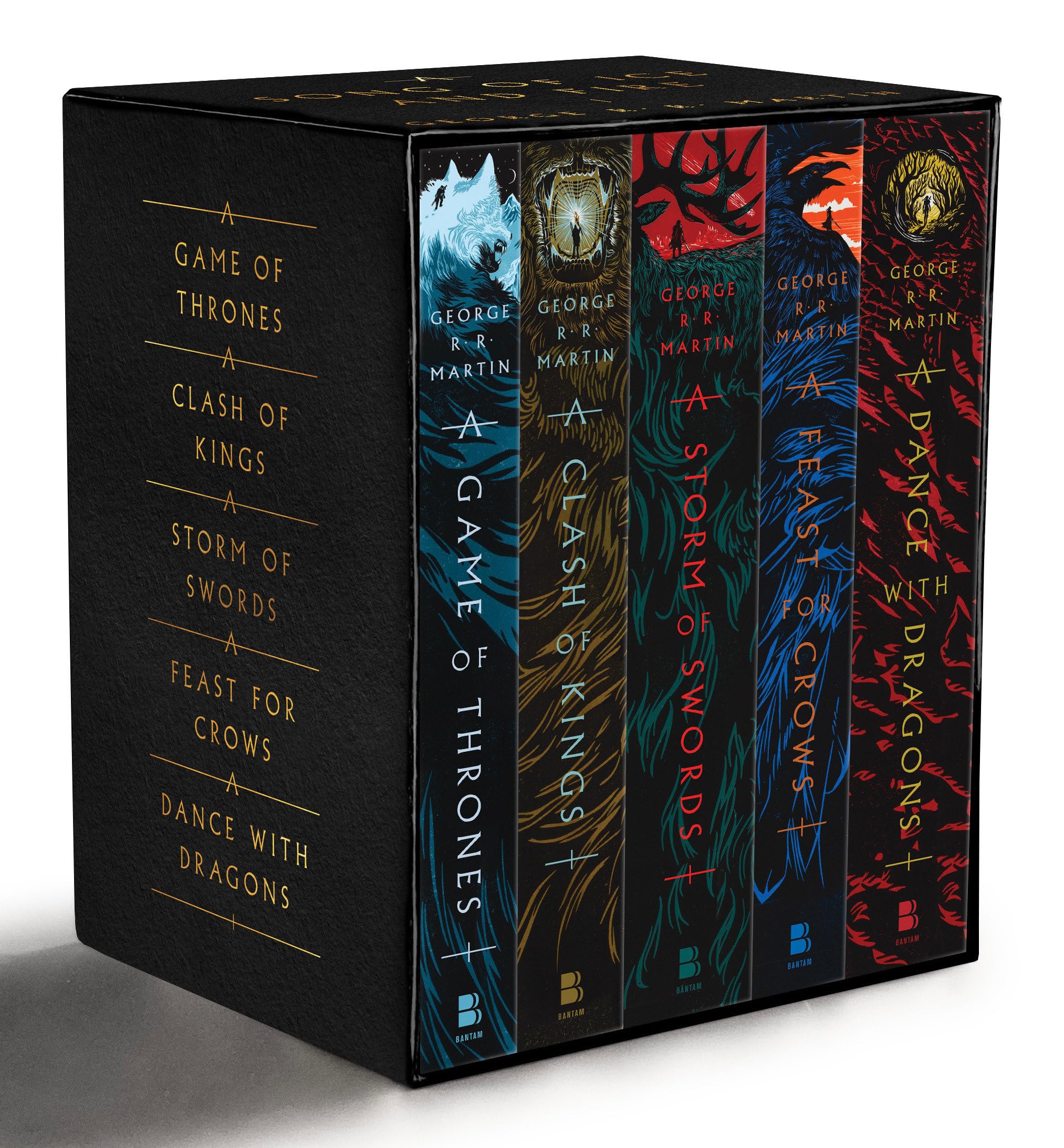 George R. R. Martin's A Game of Thrones 5Book Boxed Set (Song of Ice and Fire Series): A Game of Thrones, A Clash of Kings, A S,New
