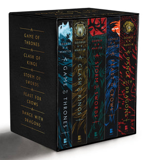 George R. R. Martin's A Game of Thrones 5Book Boxed Set (Song of Ice and Fire Series): A Game of Thrones, A Clash of Kings, A S,Used