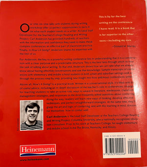 How'S It Going?: A Practical Guide To Conferring With Student Writers,New