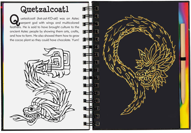 Scratch & Sketch Dragons & Mythical Creatures (Trace Along),Used