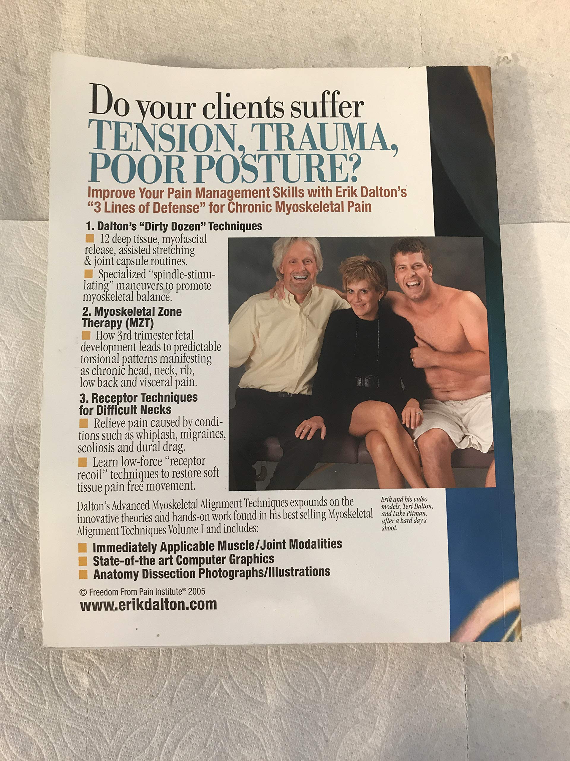 Advanced Myoskeletal Techniques By Erik Dalton (2005) Perfect Paperback