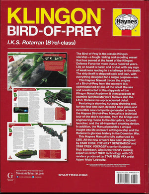 Klingon Birdofprey Haynes Manual (Star Trek),Used