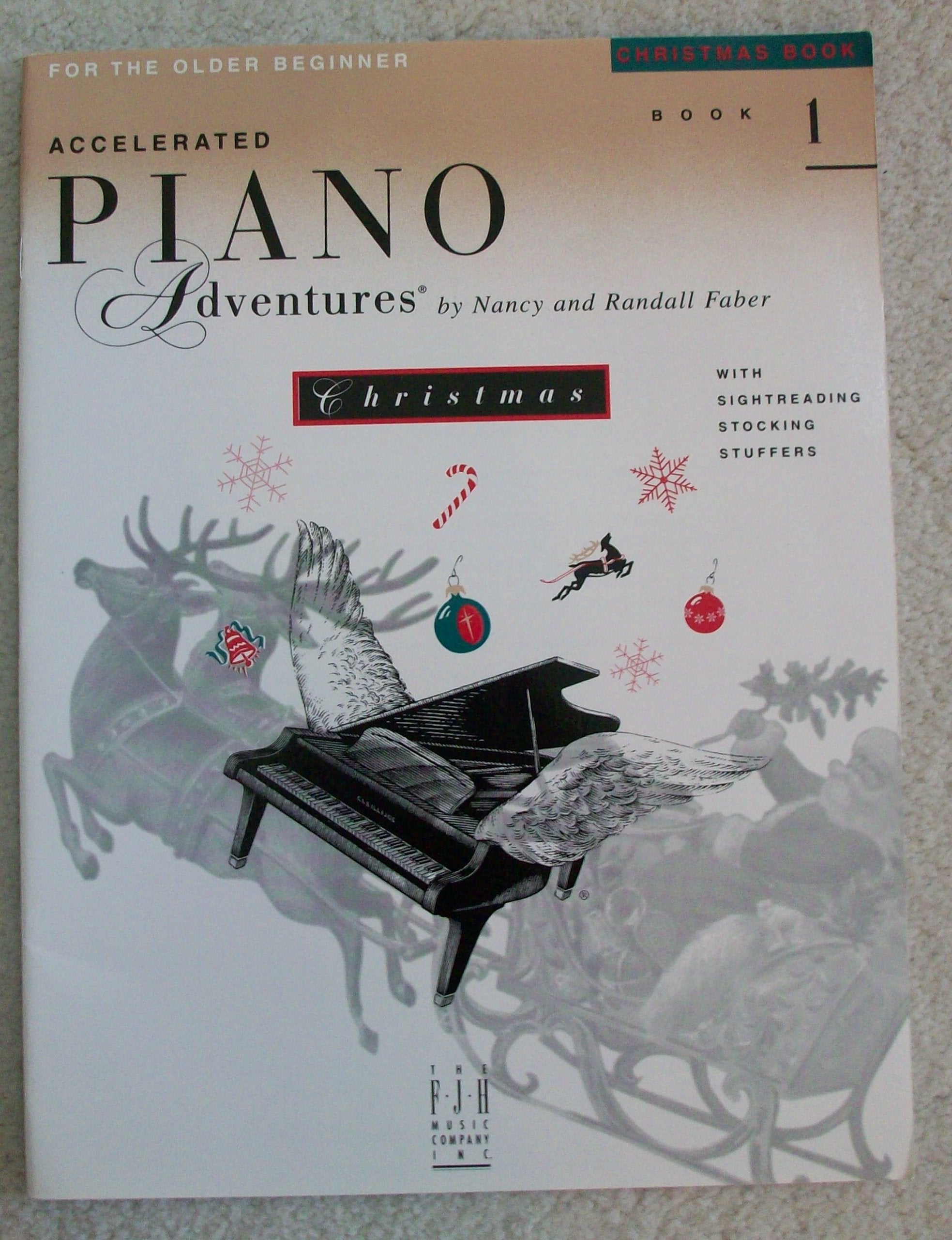 Accelerated Piano Adventures, Christmas Book 1,Used
