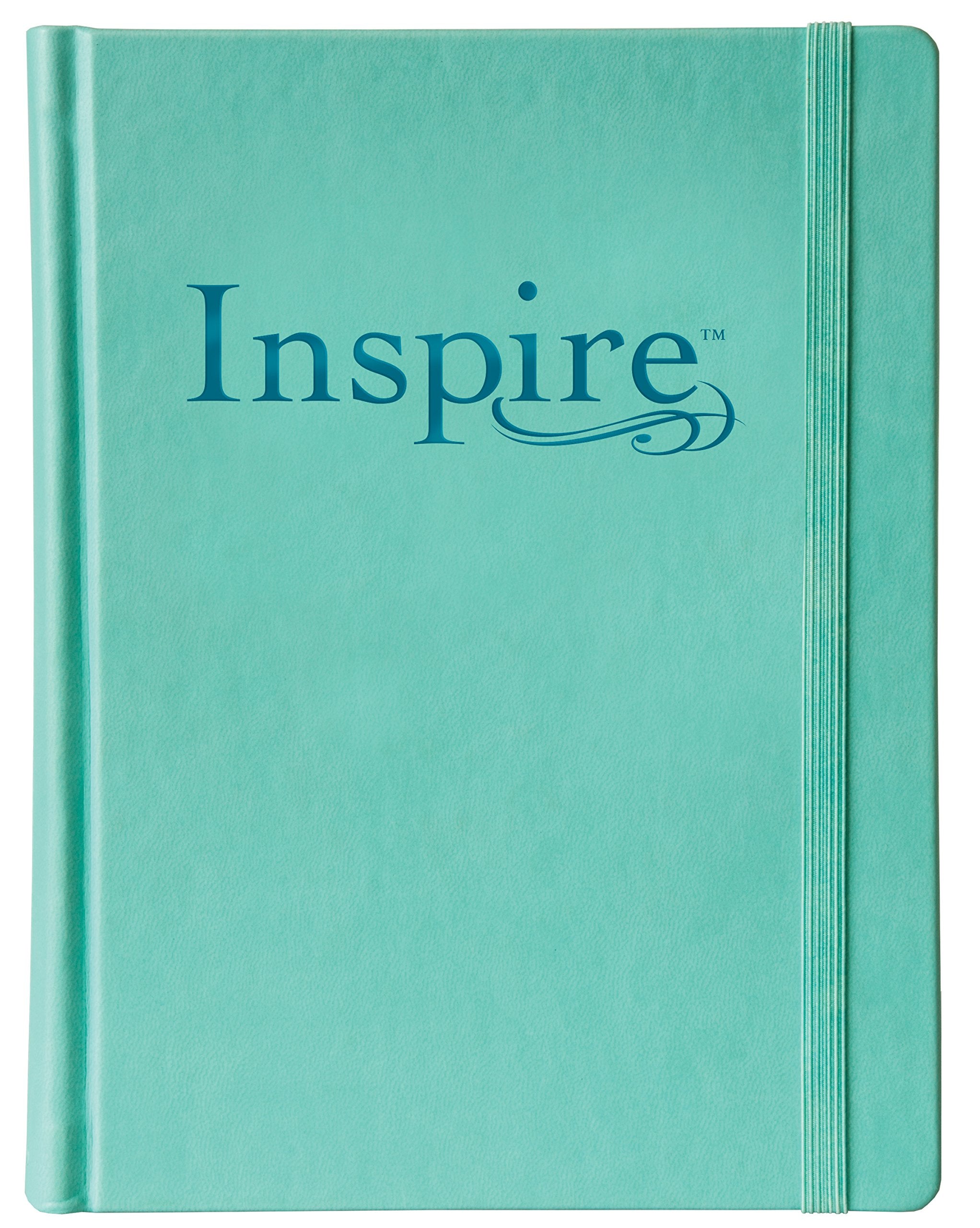 Tyndale Nlt Inspire Bible (Hardcover, Aquamarine): Journaling Bible With Over 400 Illustrations To Color, Coloring Bible With Cr