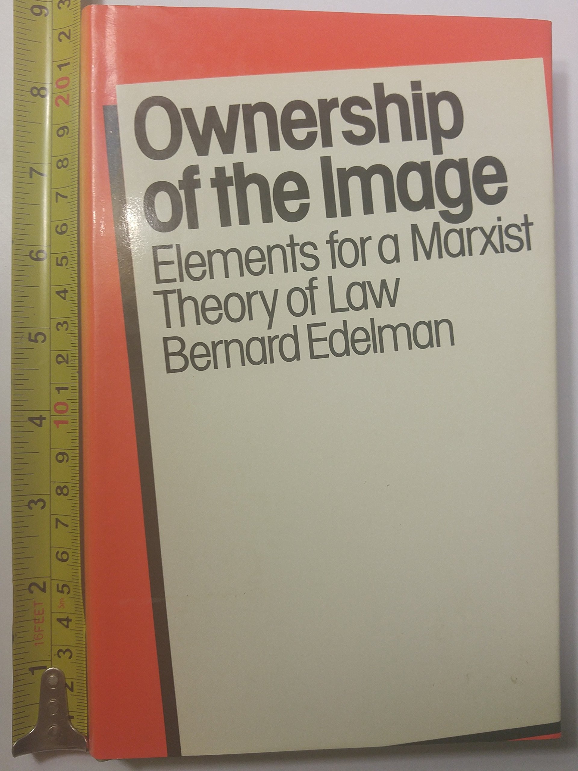 Ownership of the image: Elements for a Marxist theory of law,Used