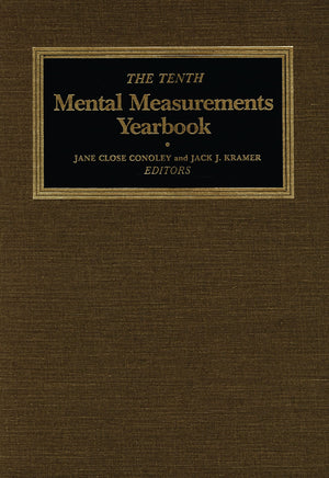The Tenth Mental Measurements Yearbook (Buros Mental Measurements Yearbook),New