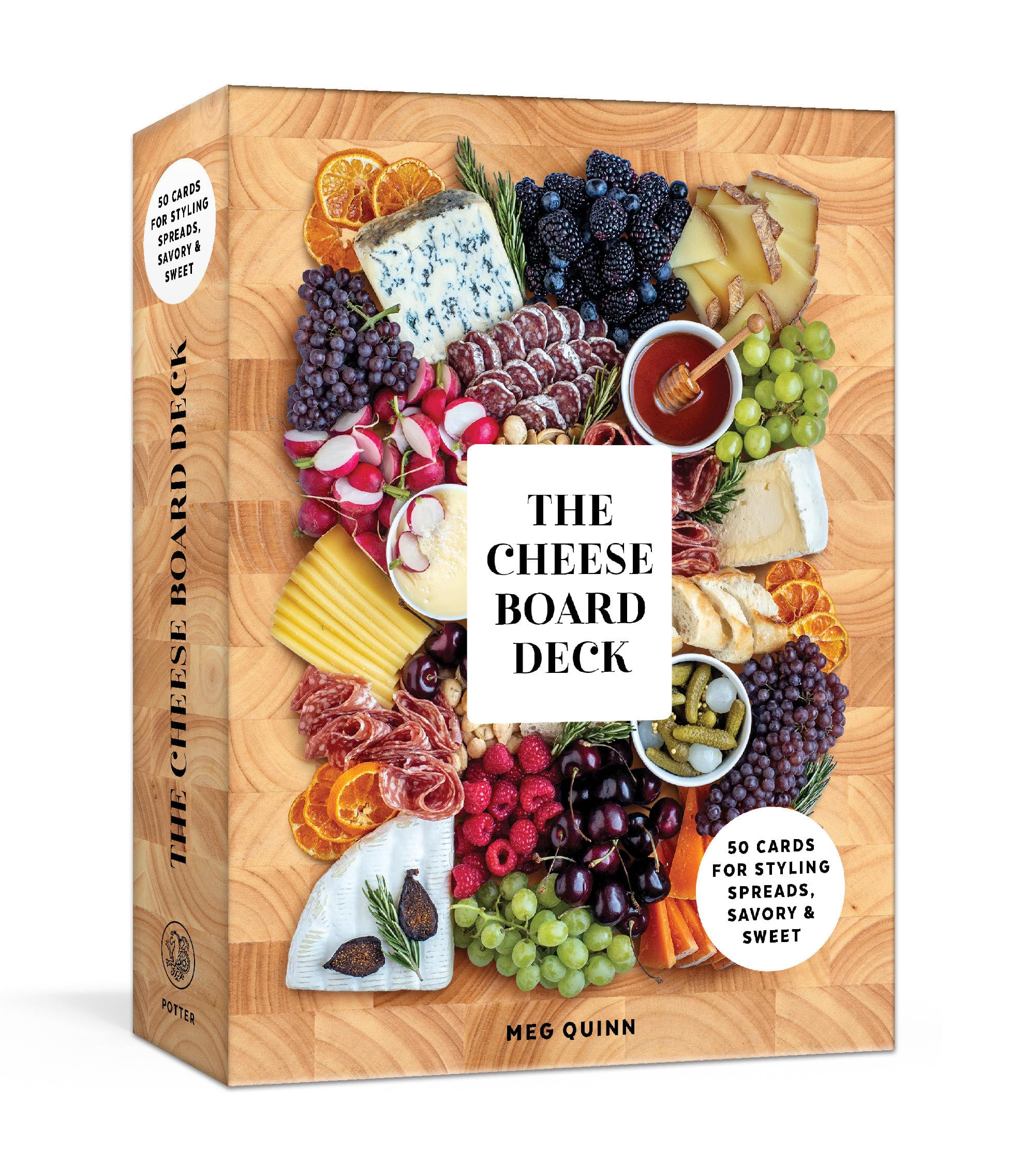 The Cheese Board Deck: 50 Cards For Styling Spreads, Savory And Sweet-used