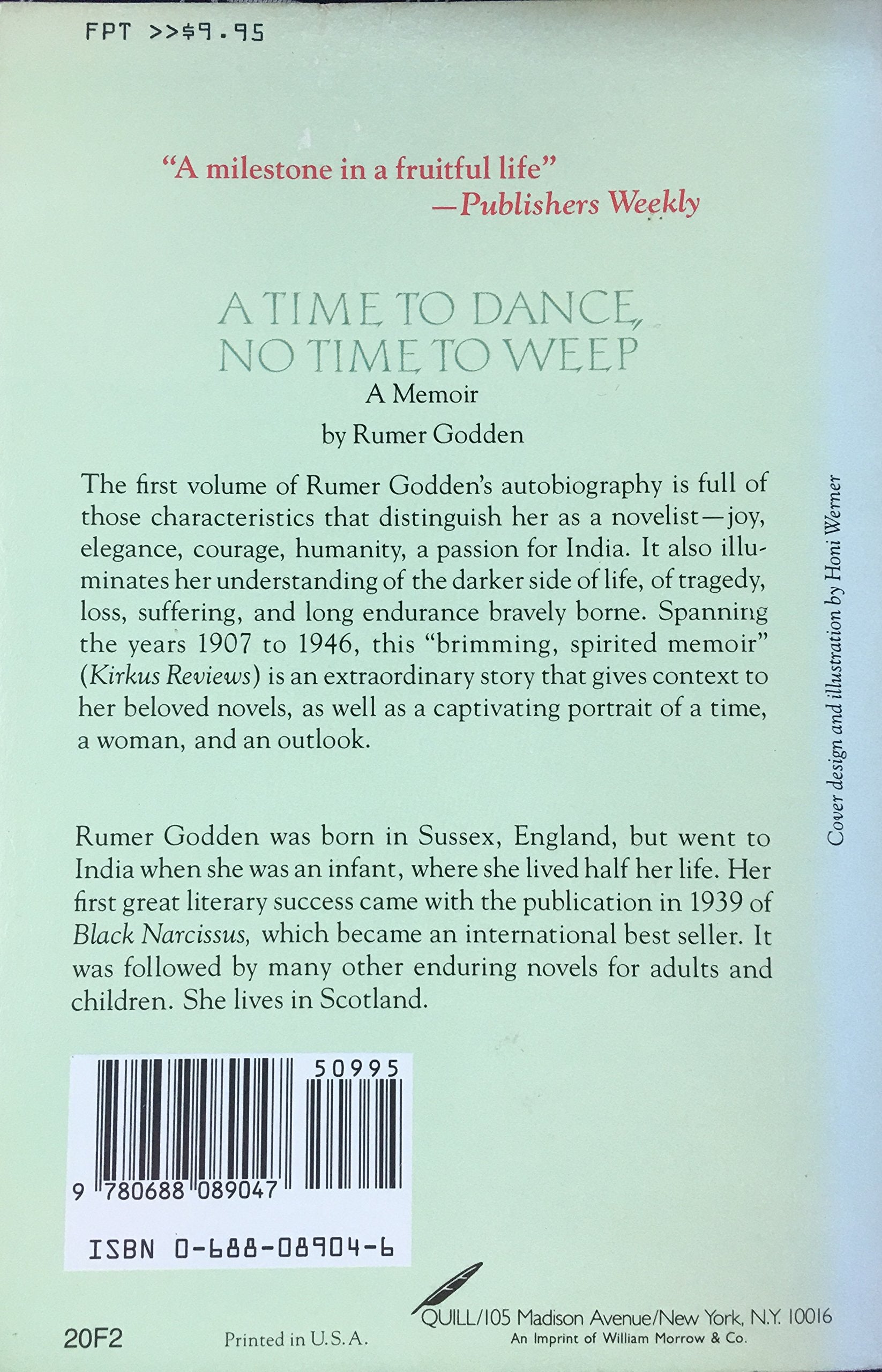A Time to Dance, No Time to Weep,New