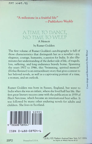 A Time to Dance, No Time to Weep,New