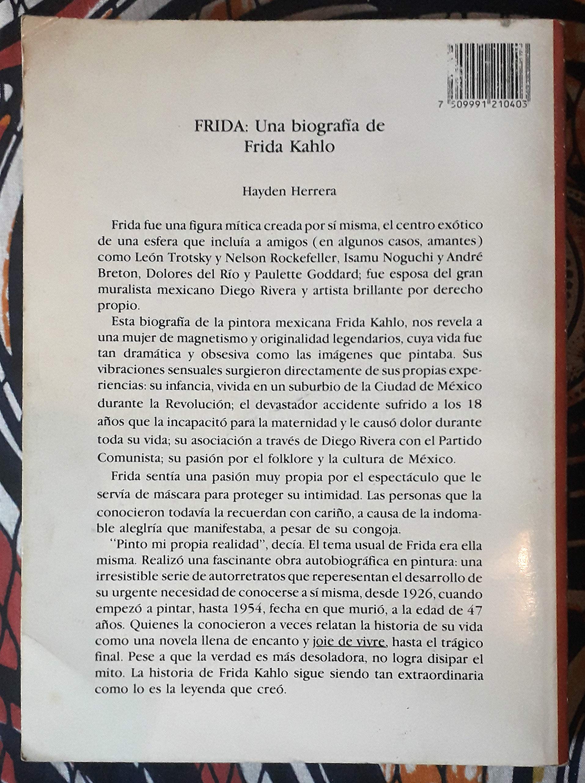 Biografa de Frida Kahlo,Used