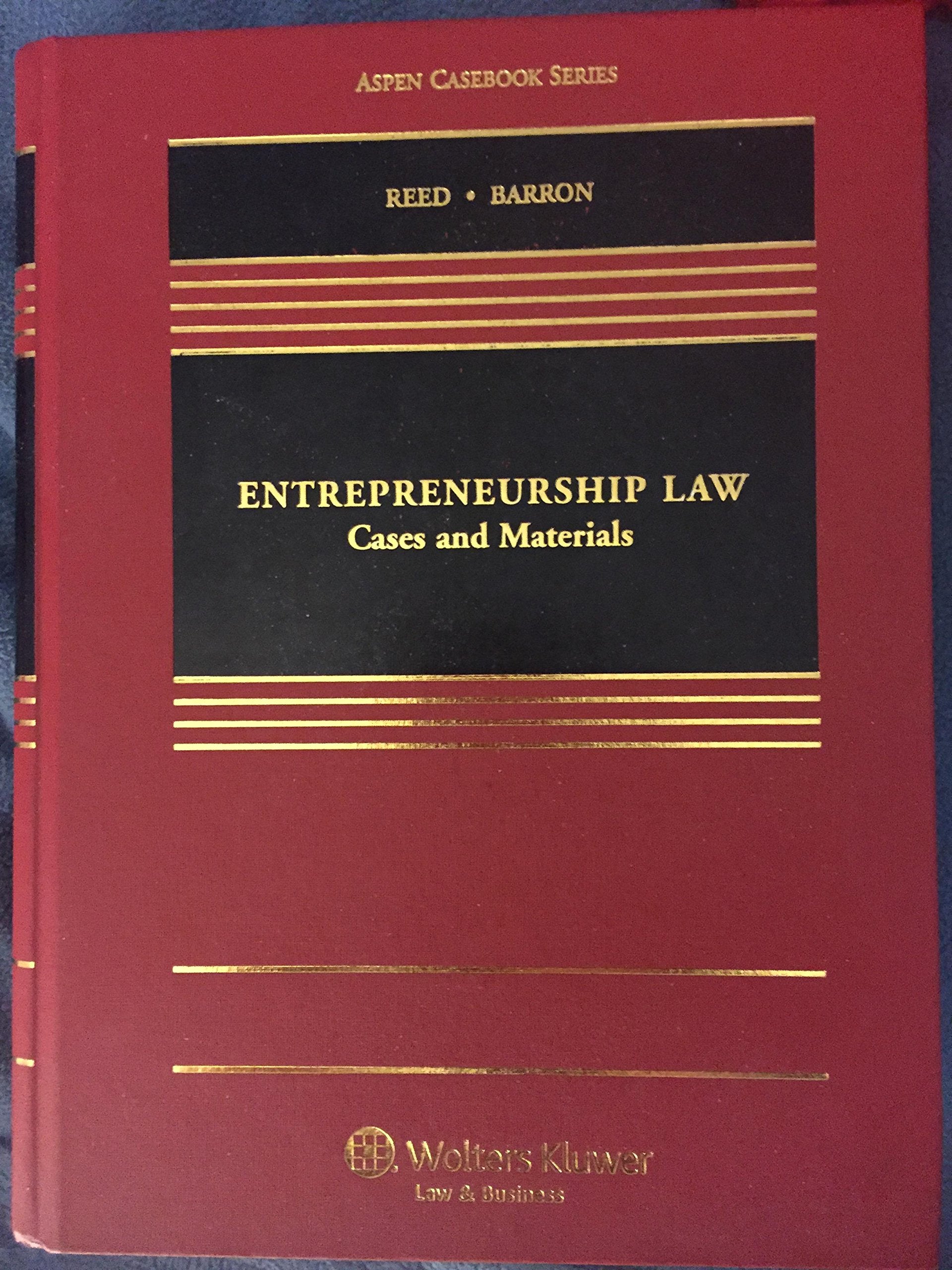 Entrepreneurship Law: Cases and Materials (Aspen Casebook),Used