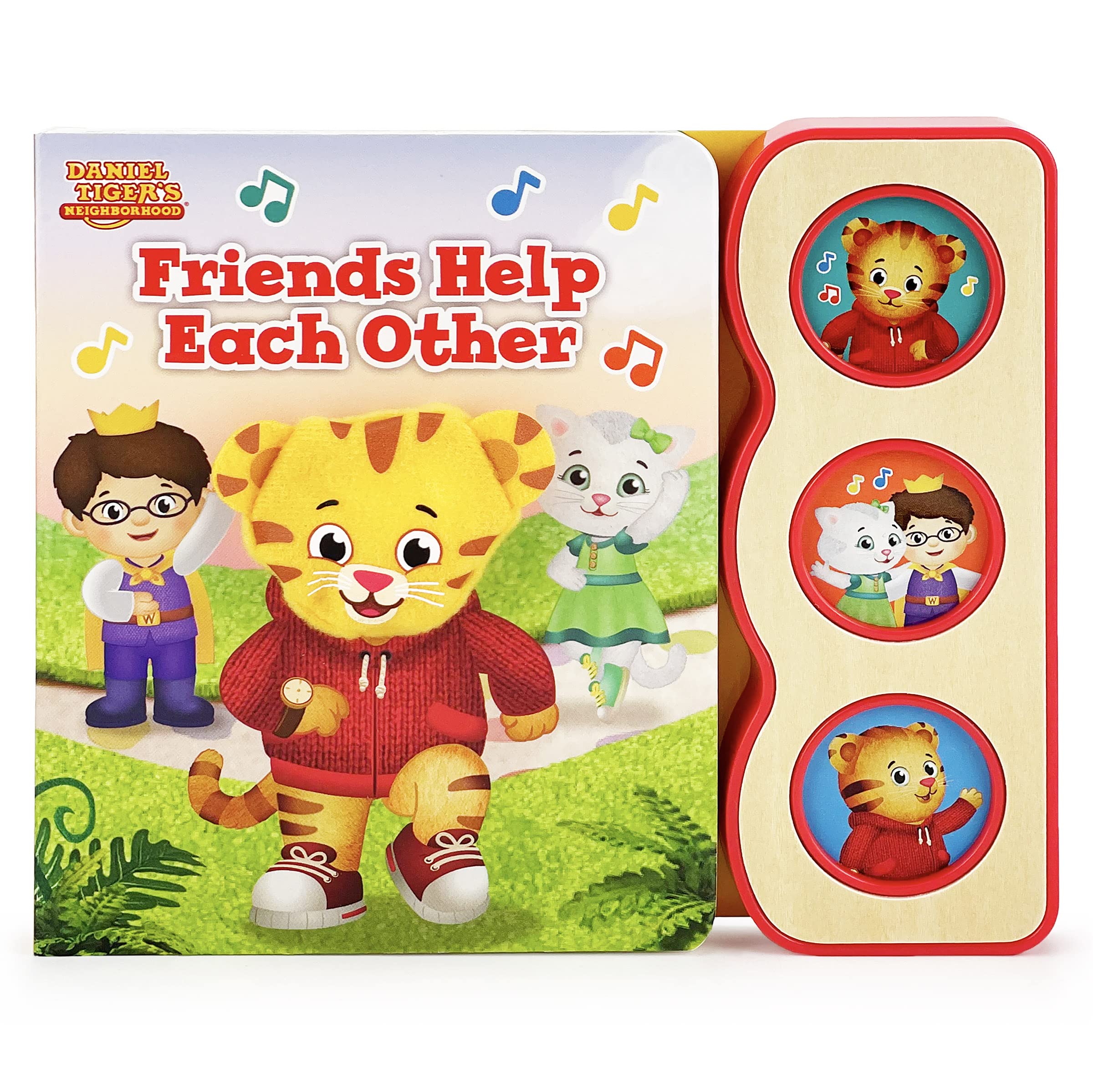 Daniel Tiger's Neighborhood Friends Help Each Other Finger Puppet Sound Book for Babies and Toddlers,Used