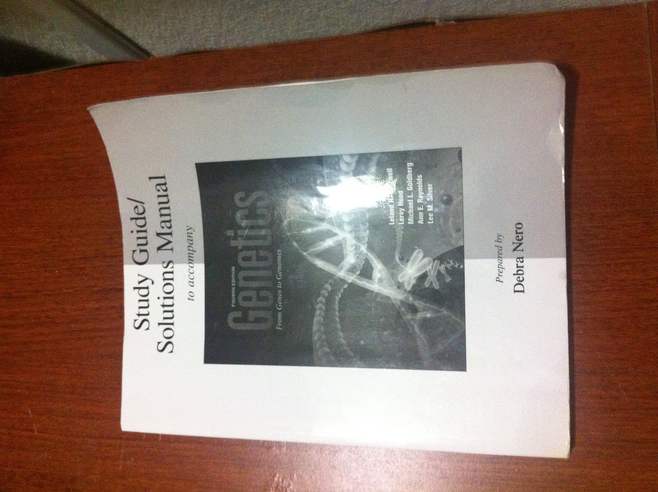 Study Guide/Solutions Manual Genetics: From Genes To Genomes,New