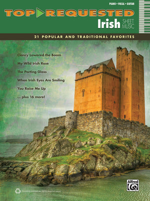 TopRequested Irish Sheet Music: 21 Popular and Traditional Favorites (Piano/Vocal/Guitar) (TopRequested Sheet Music),Used