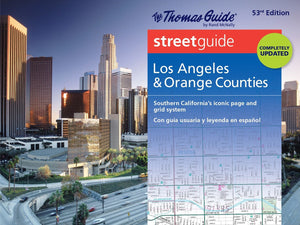 Thomas Guide Streetguide Los Angeles & Orange County: Southern California's Iconic Page and Grid System/ con guia usuaria y leye,Used
