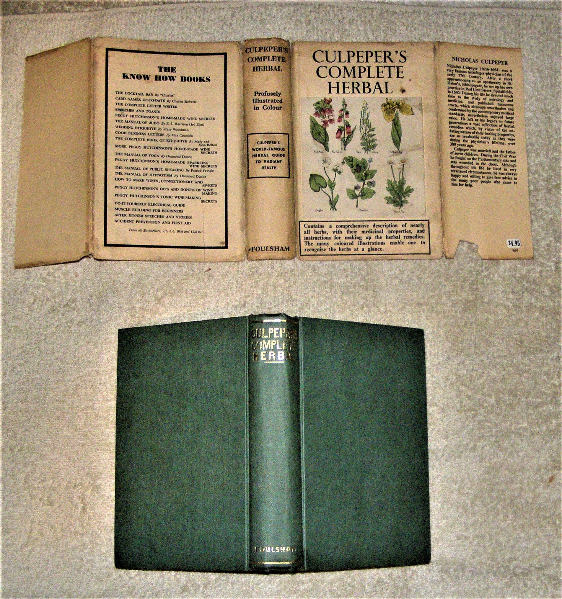 Culpeper'S Complete Herbal: Consisting Of A Comprehensive Description Of Nearly All Herbs With Their Medicinal Properties And Di
