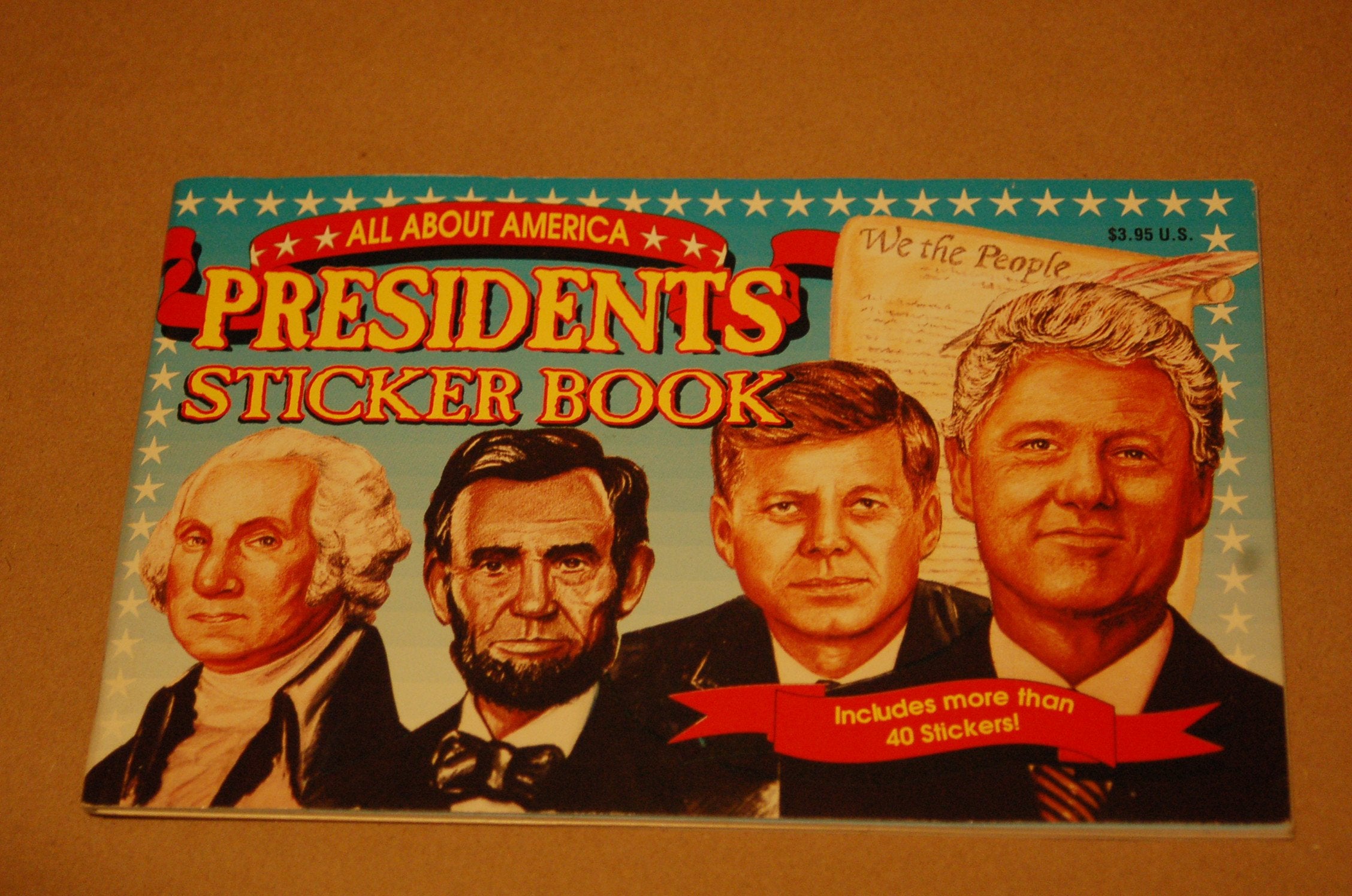 The Presidents Sticker Book,Used
