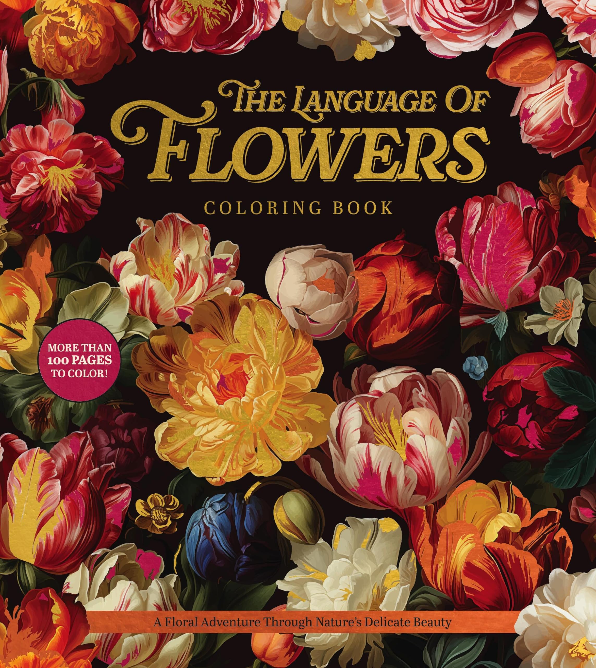 The Language Of Flowers Coloring Book: A Floral Adventure Through NatureS Delicate Beauty (Chartwell Coloring Books)