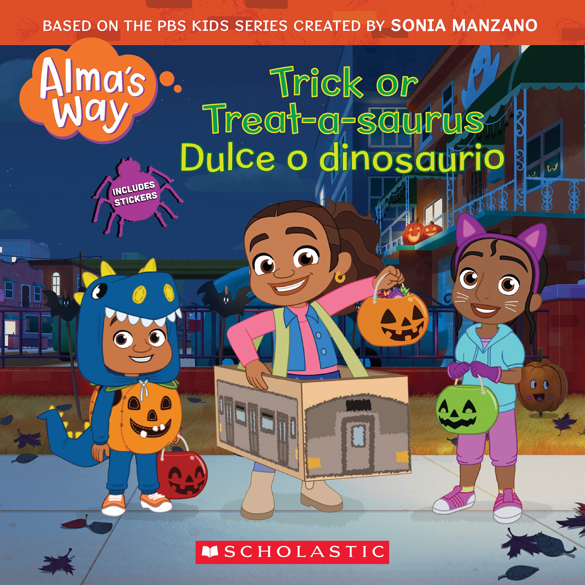 Trickortreatasaurus / Dulce O Dinosaurio (Alma'S Way Halloween Storybook),Used