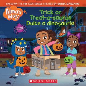 Trickortreatasaurus / Dulce O Dinosaurio (Alma'S Way Halloween Storybook),Used