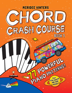Meridee Winters Chord Crash Course: A Teach Yourself Piano Book for Older Beginners and Adults,New