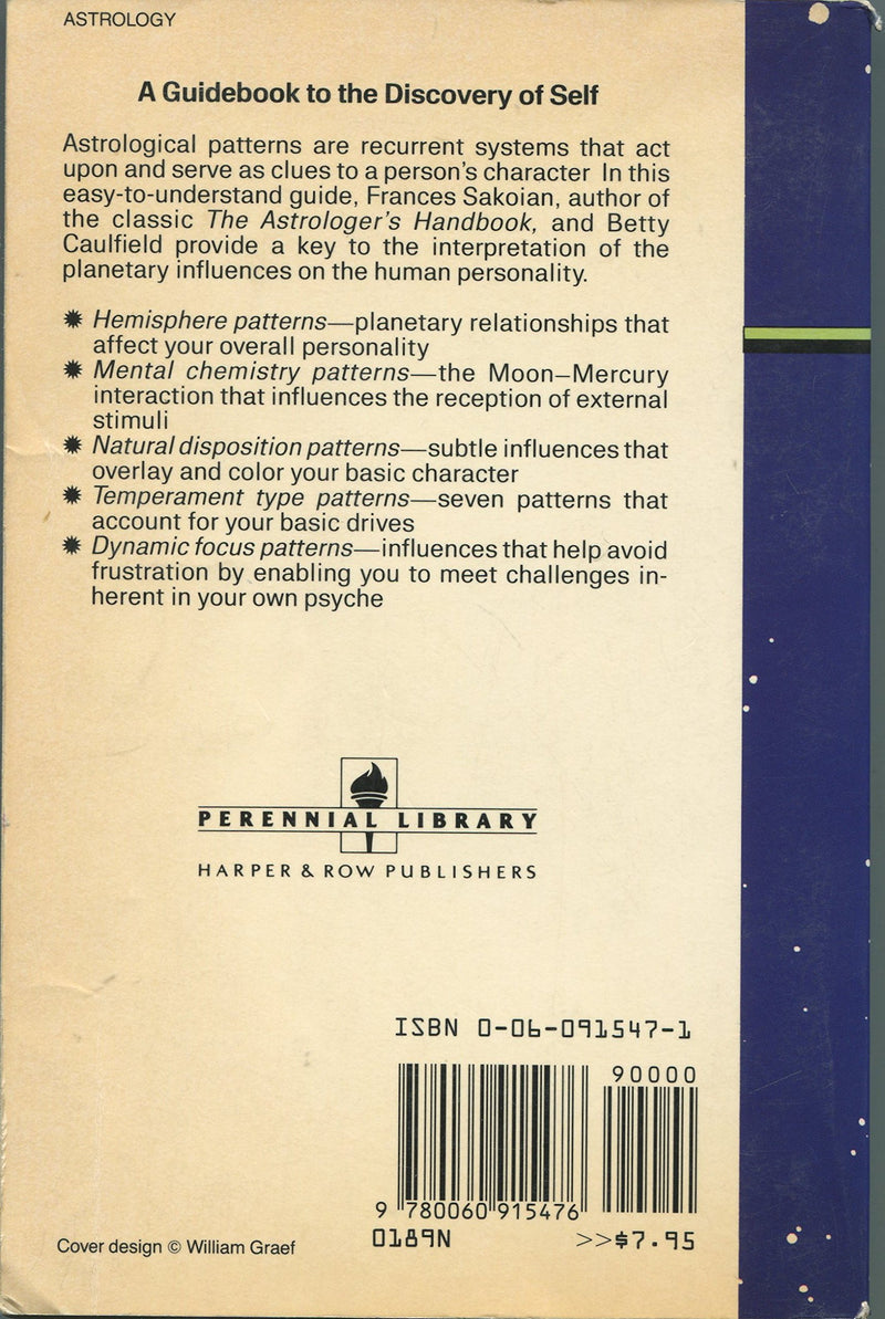 Astrological Patterns: The Key to Self Discovery,Used