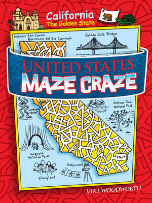 United States Maze Craze (Dover Kids Activity Books: U.S.A.),Used