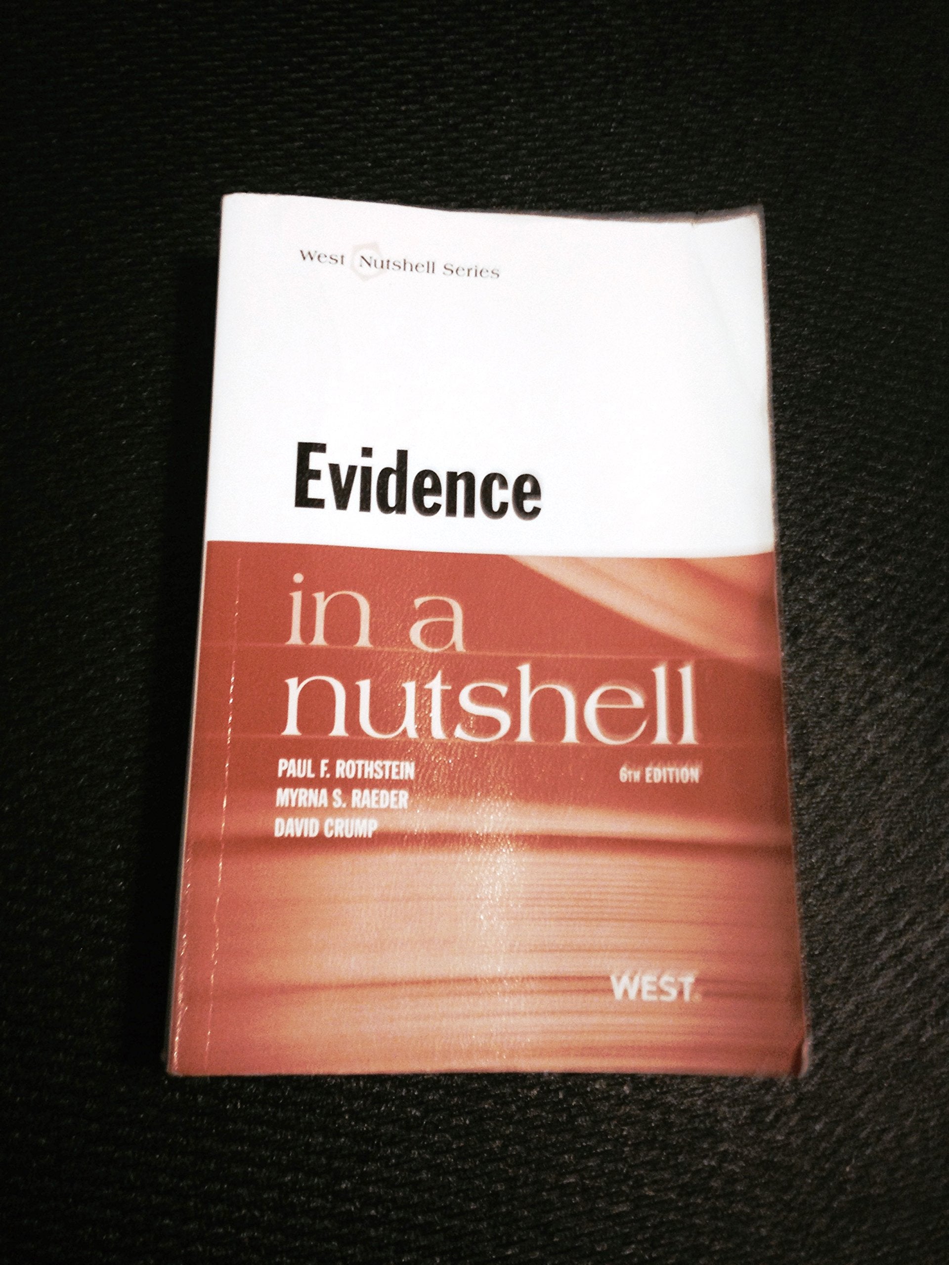 Evidence in a Nutshell (Nutshells),Used