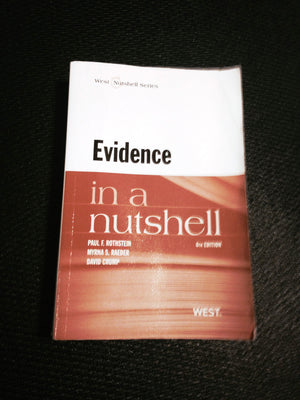 Evidence in a Nutshell (Nutshells),Used