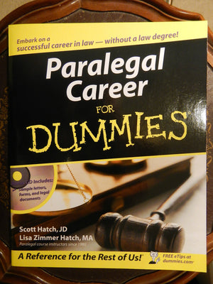 Paralegal Career For Dummies-used