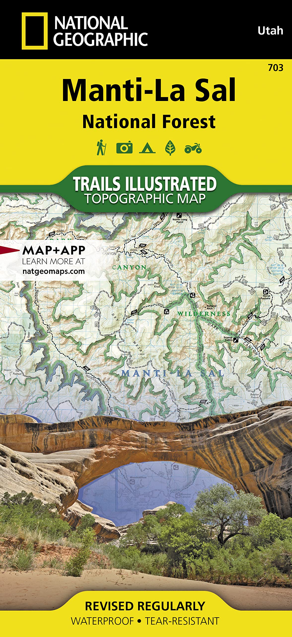 Mantila Sal National Forest Map (National Geographic Trails Illustrated Map, 703)