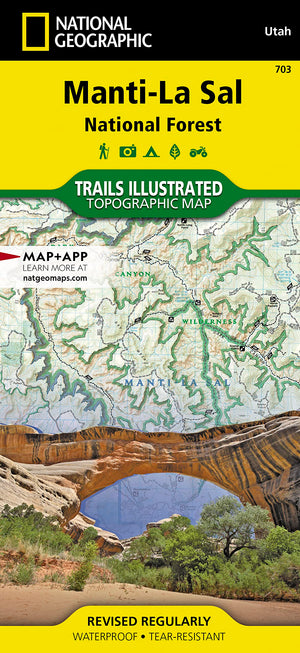 Mantila Sal National Forest Map (National Geographic Trails Illustrated Map, 703)