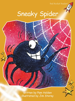 Sneaky Spider (Red Rocket Readers Fluency Level 4),Used