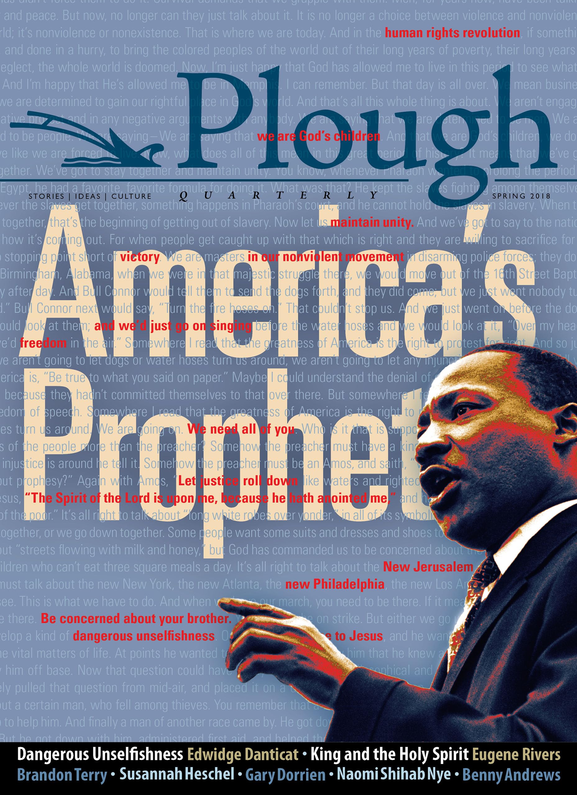 Plough Quarterly No. 16  Americas Prophet,Used