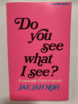 Do You See What I See?: A Message from a Mystic (A Quest book),Used