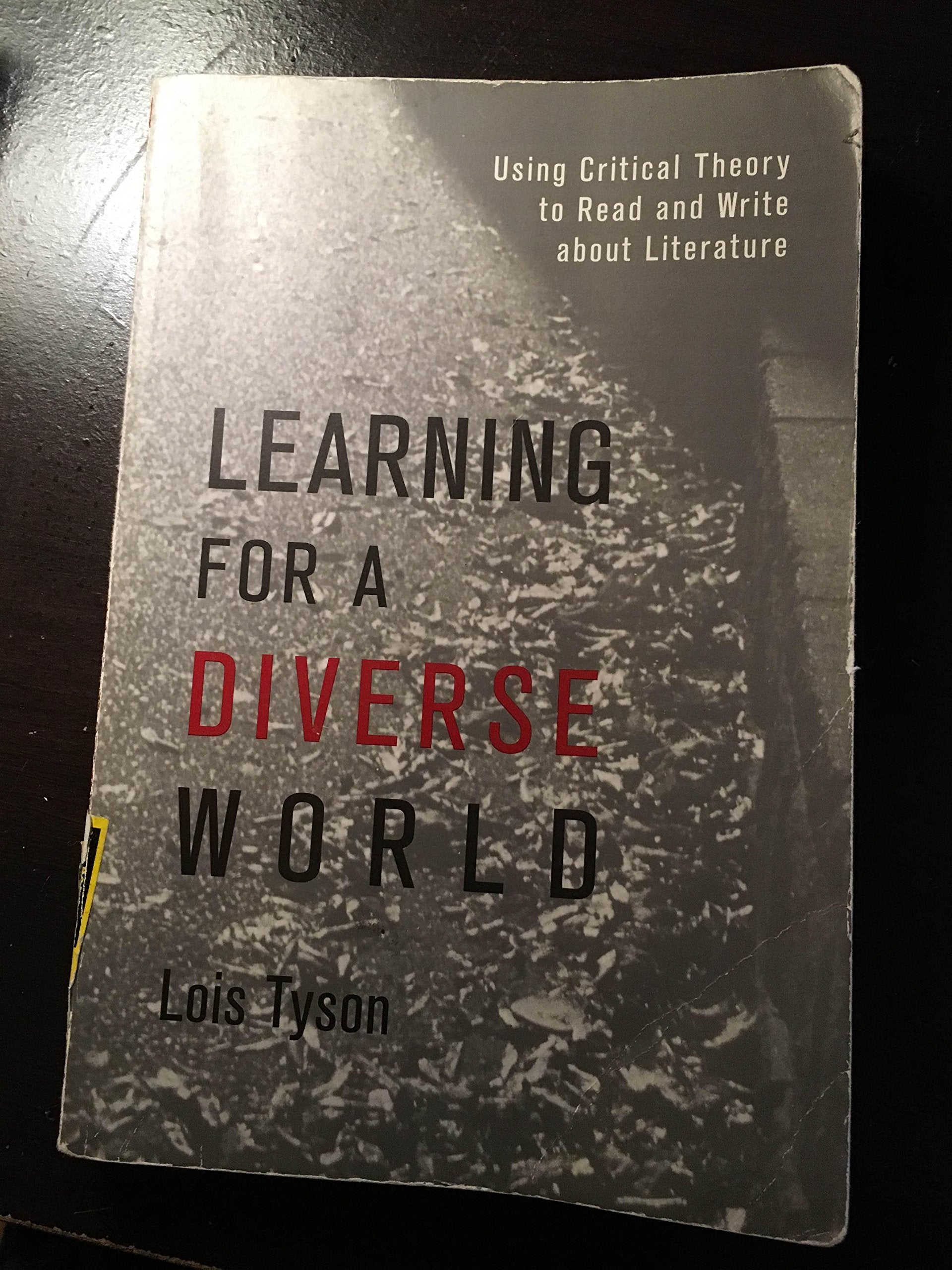 Learning for a Diverse World: Using Critical Theory to Read and Write About Literature,Used