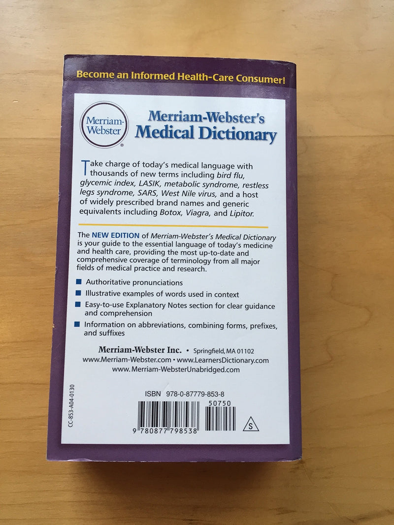 Merriamwebster'S Medical Dictionary