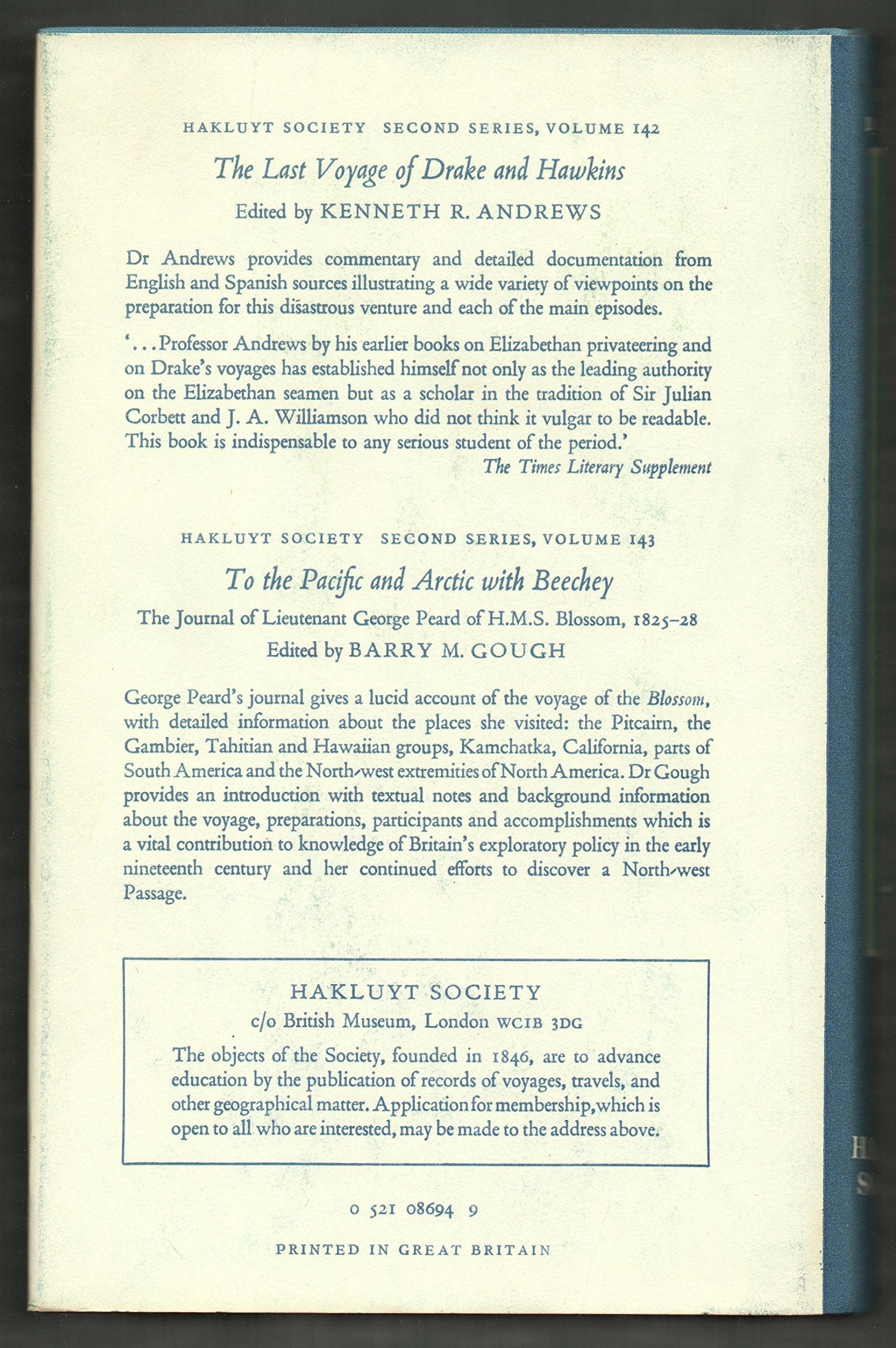 Hakluyt Handbook (Hakluyt Society, Second Series  Nos. 144 & 5) 2 Vol Set-new