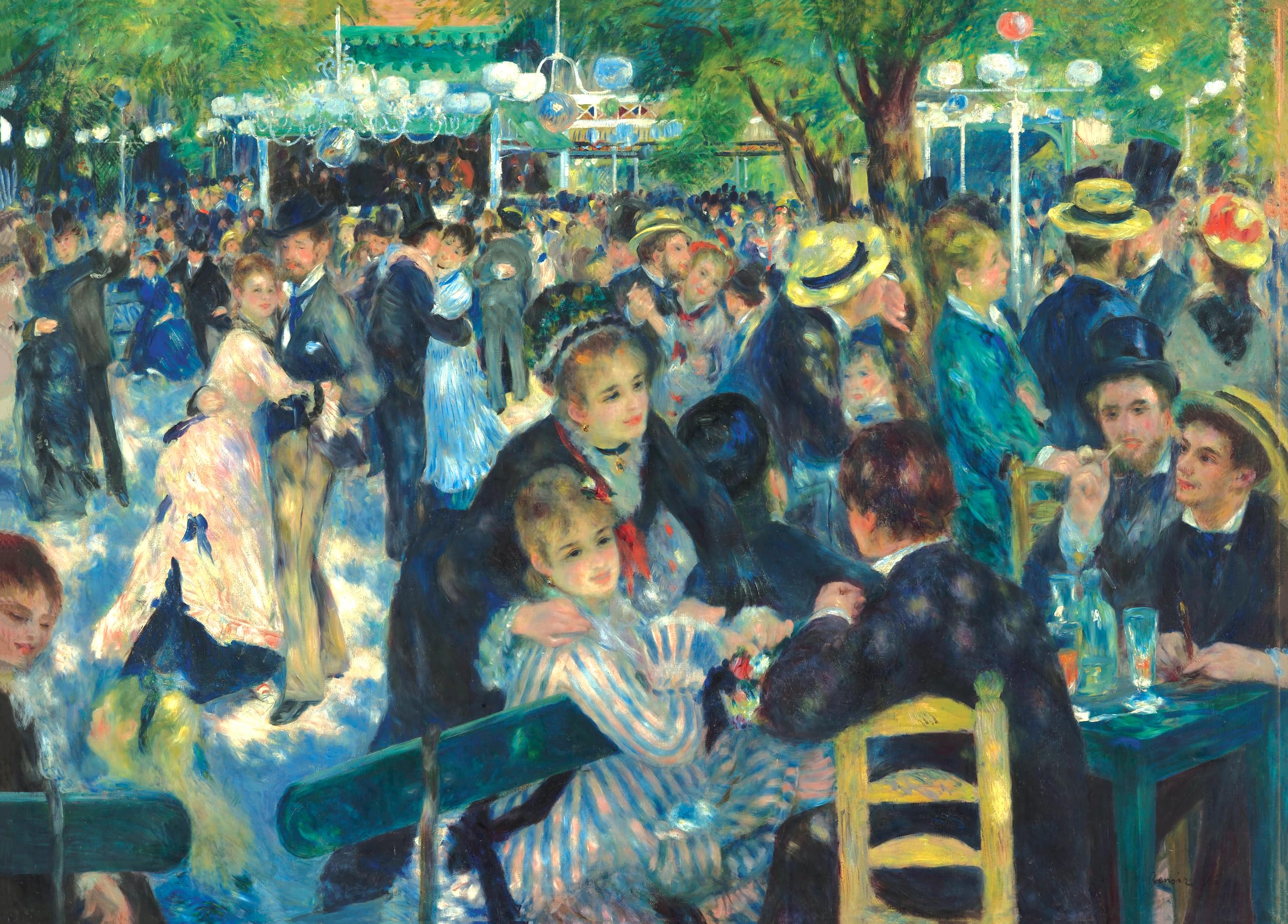 PETER PAUPER PRESS Dance at Le Moulin De La Galette 1000 Piece Jigsaw Puzzle,Used