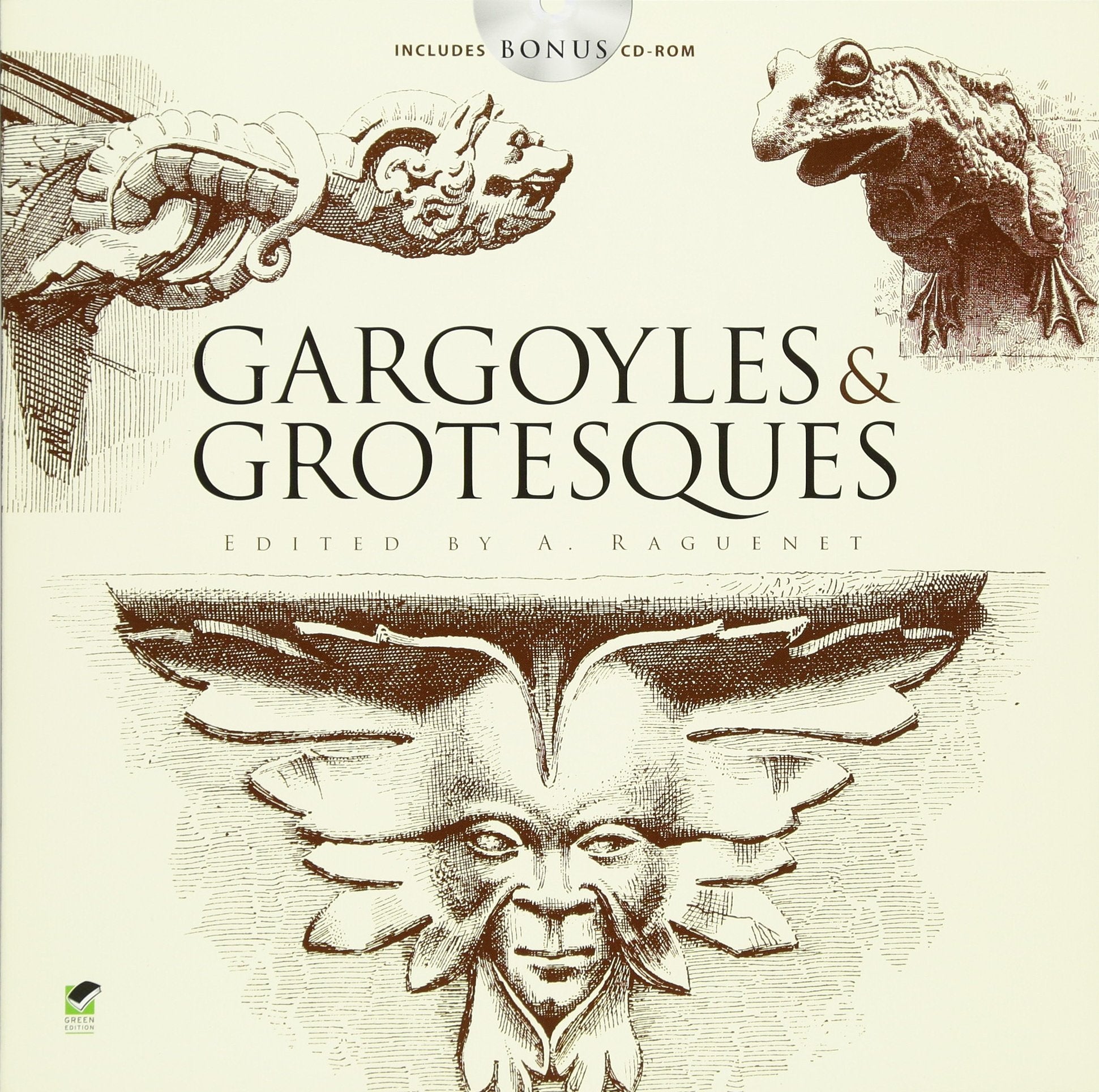 Gargoyles And Grotesques (Dover Pictorial Archive),New