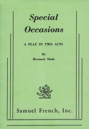 Special Occasions: A Play in Two Acts,Used