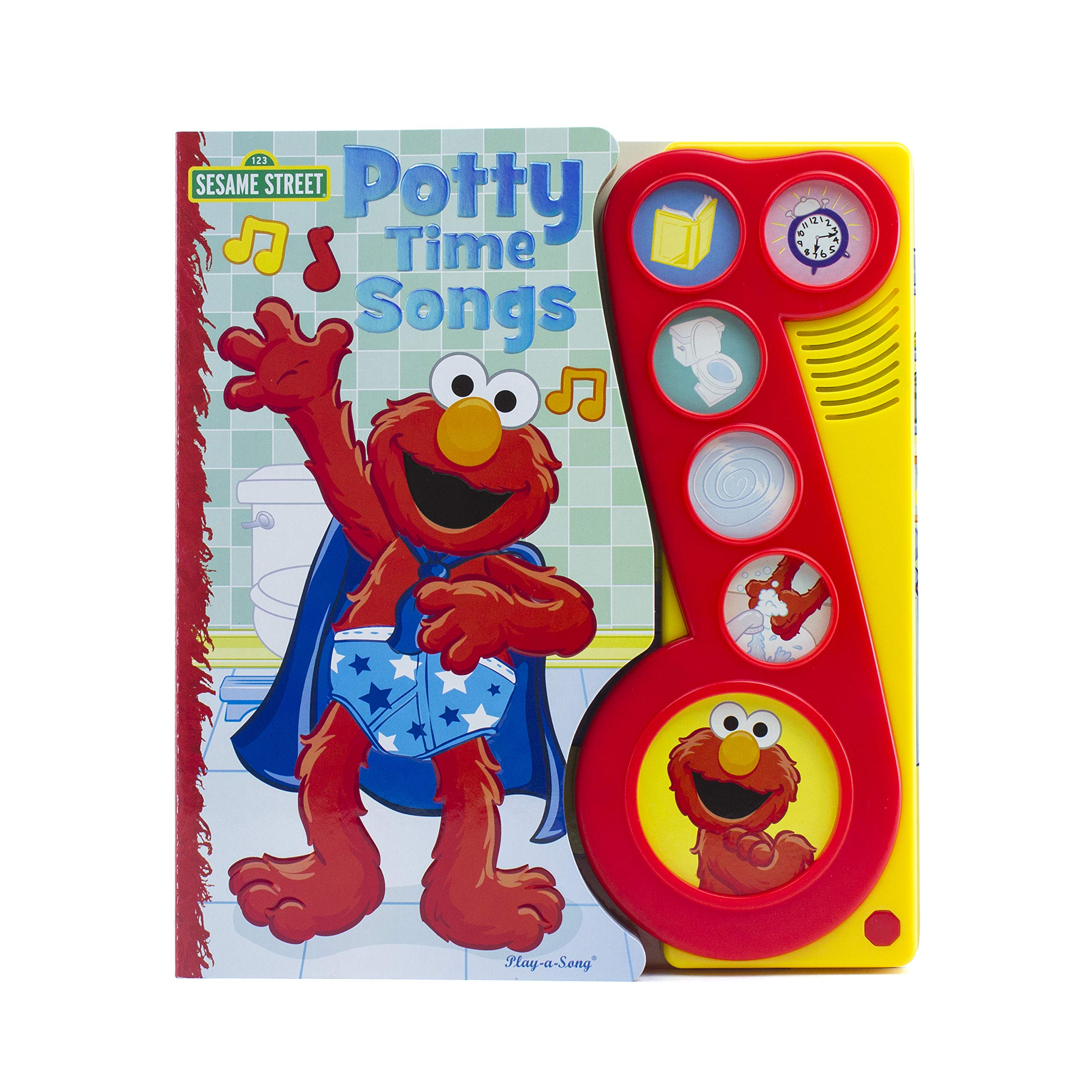 Sesame Street  Elmo Potty Time Songs Little Music Note Sound Book  Pi Kids