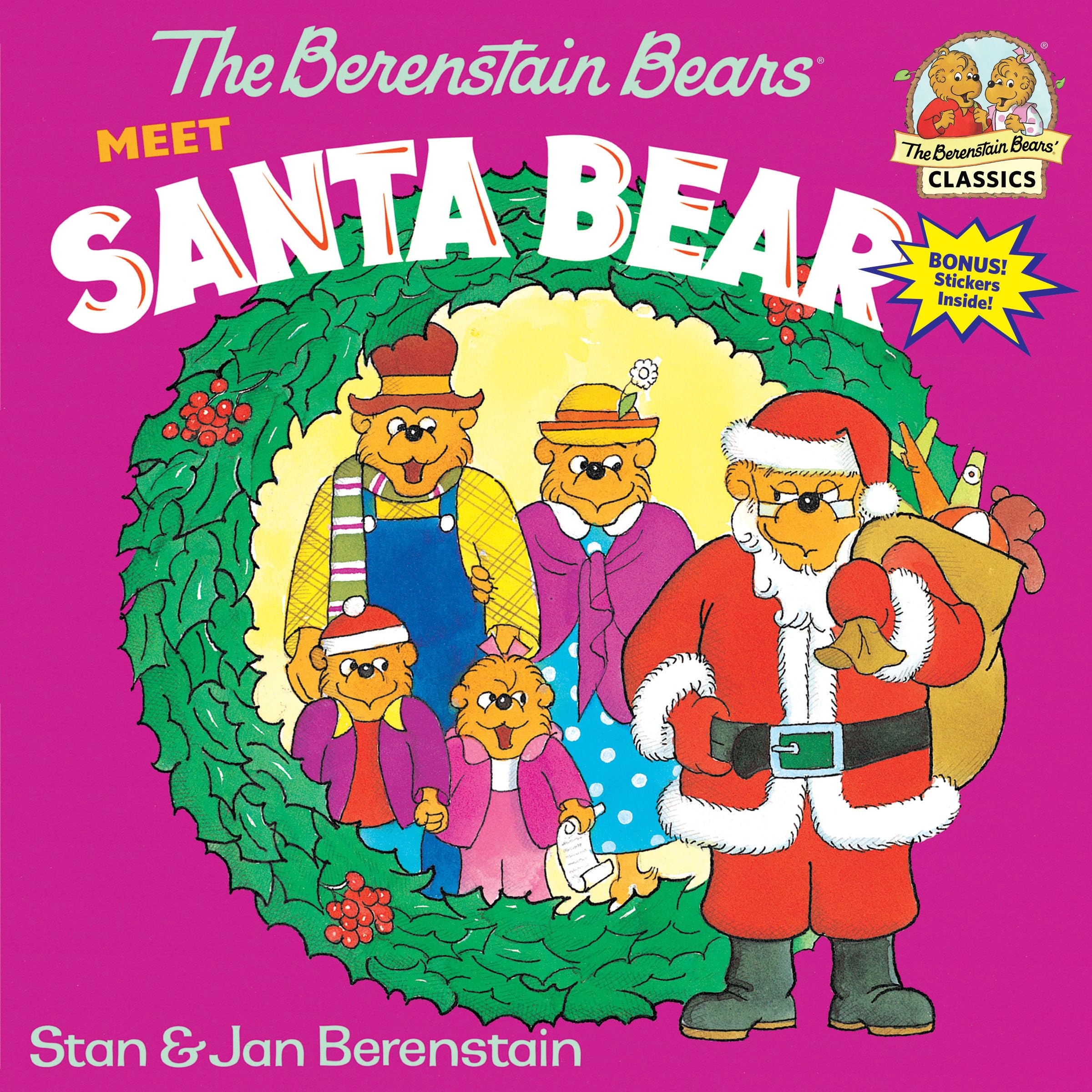 The Berenstain Bears Meet Santa Bear: A Christmas Book For Kids (First Time Books)