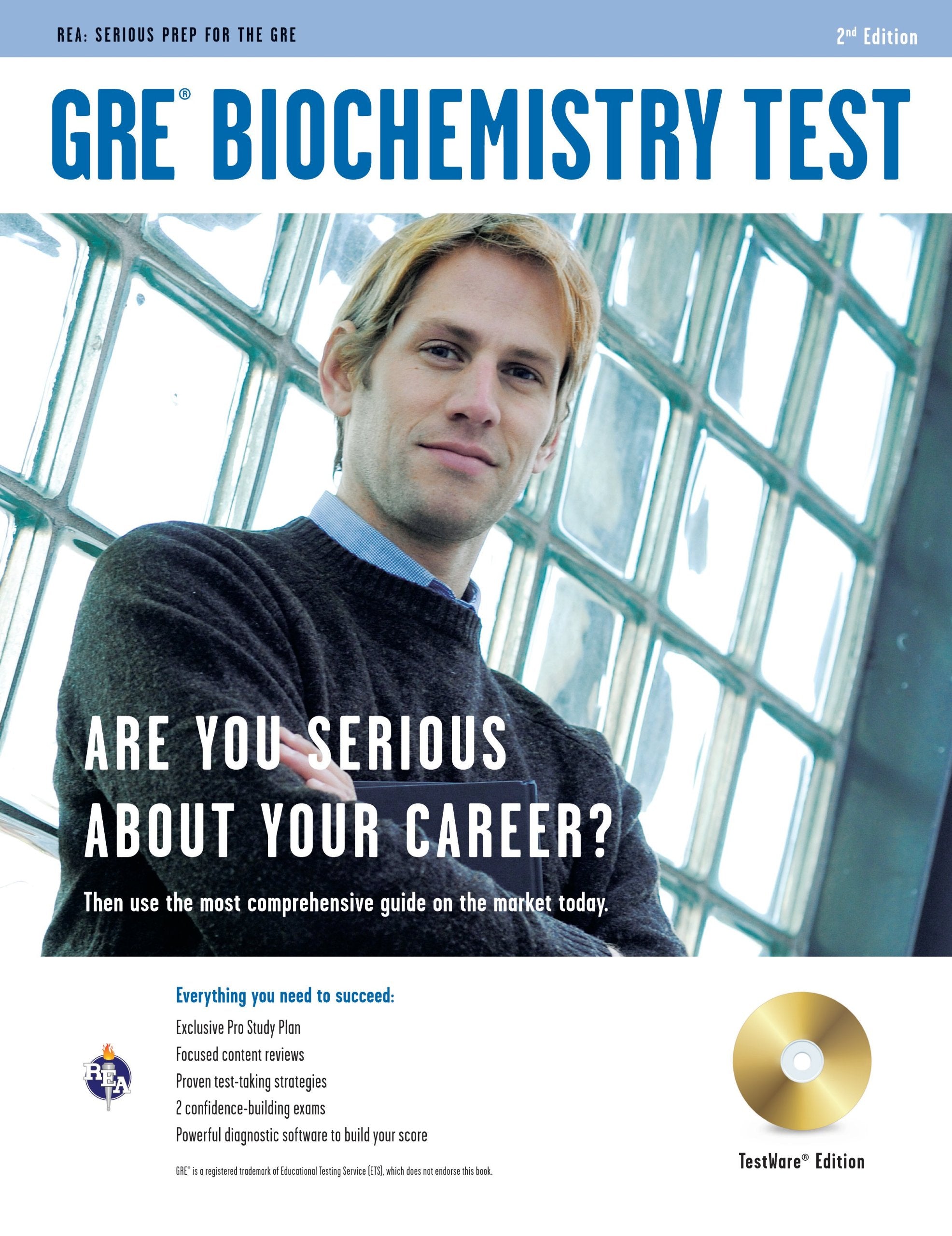 Gre Biochemistry, Cell And Molecular Biology W/Cdrom: Second Edition (Gre Test Preparation)-new,New