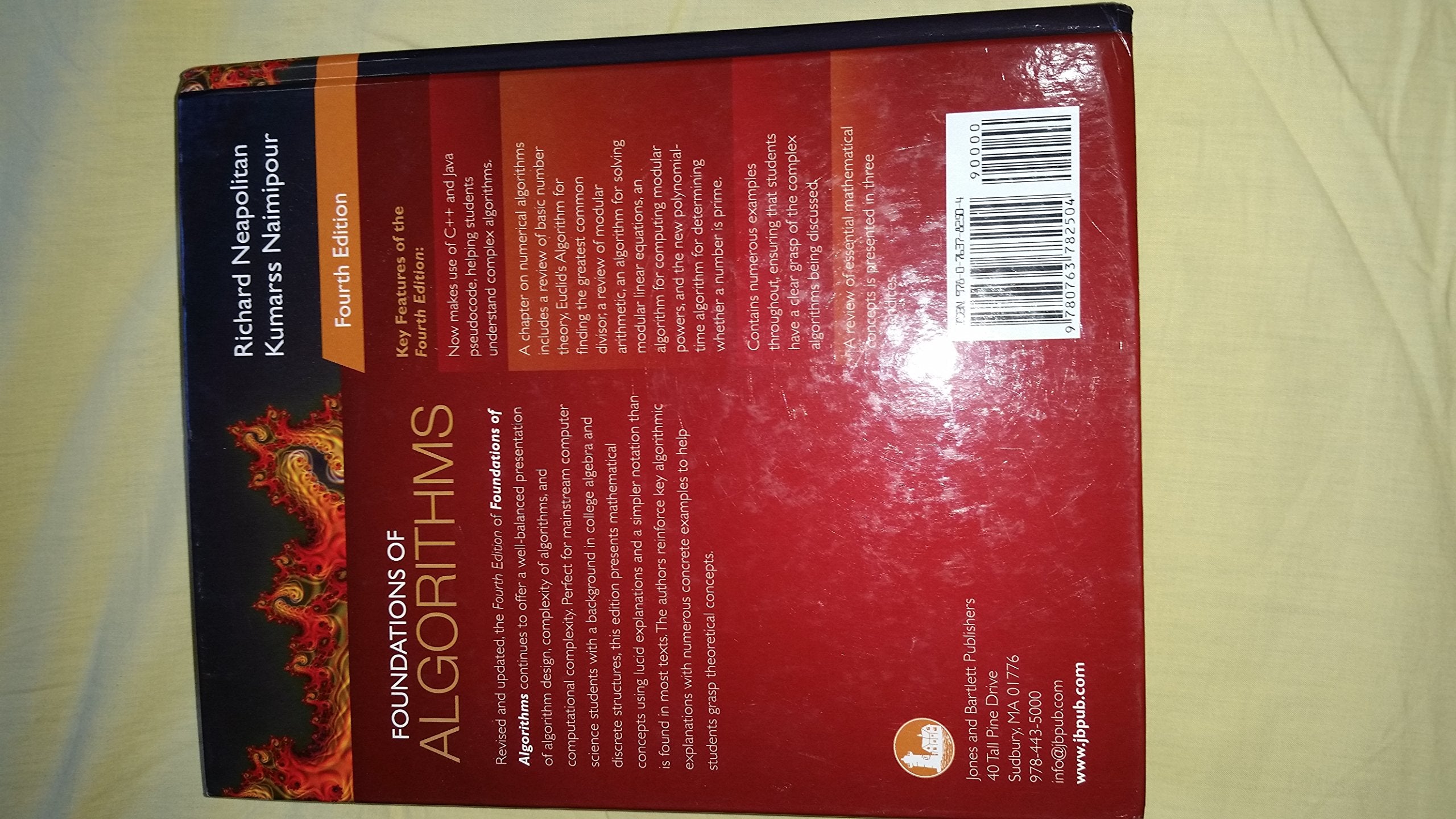 Foundations Of Algorithms,Used