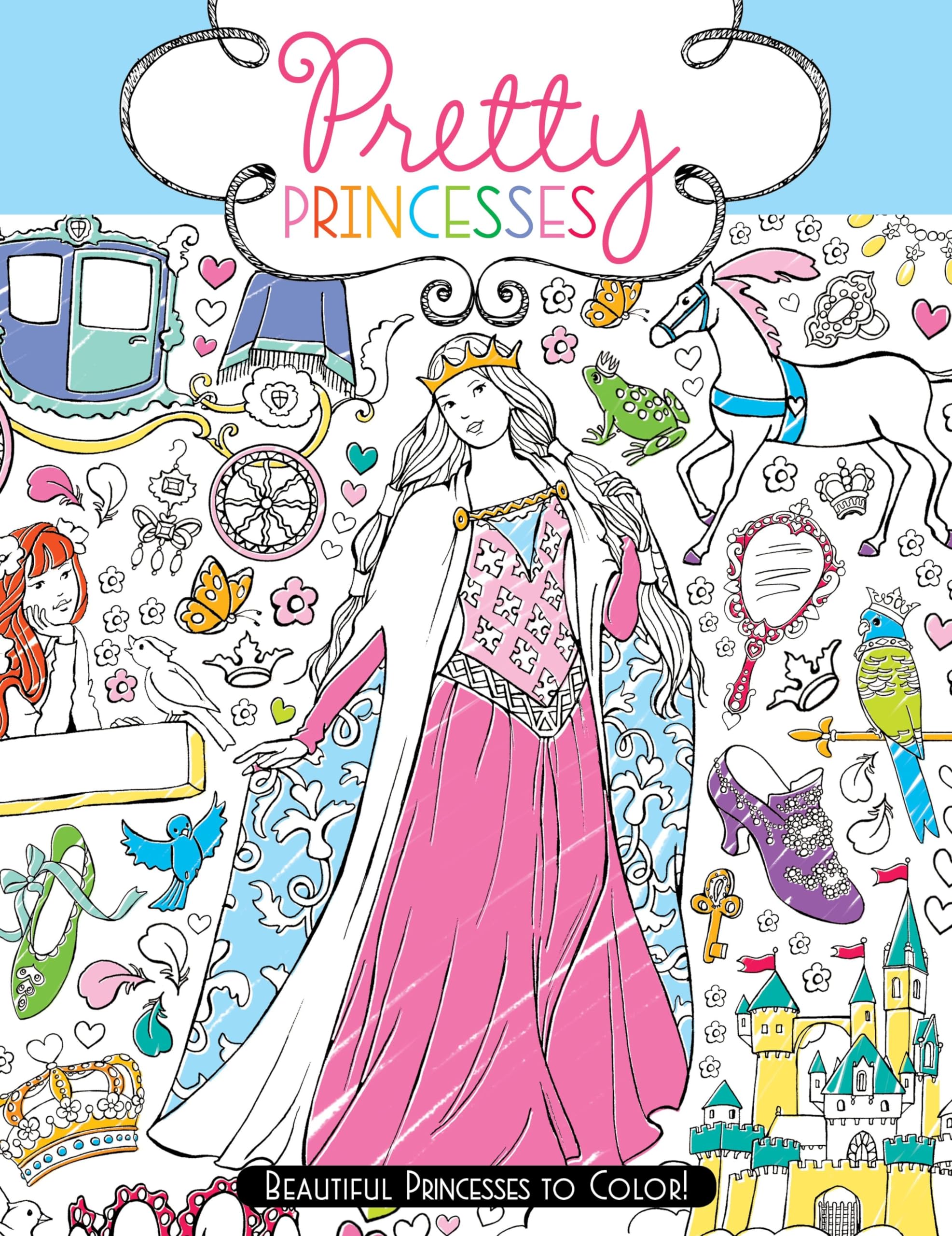 Pretty Princesses: Beautiful Princesses to Color!,Used