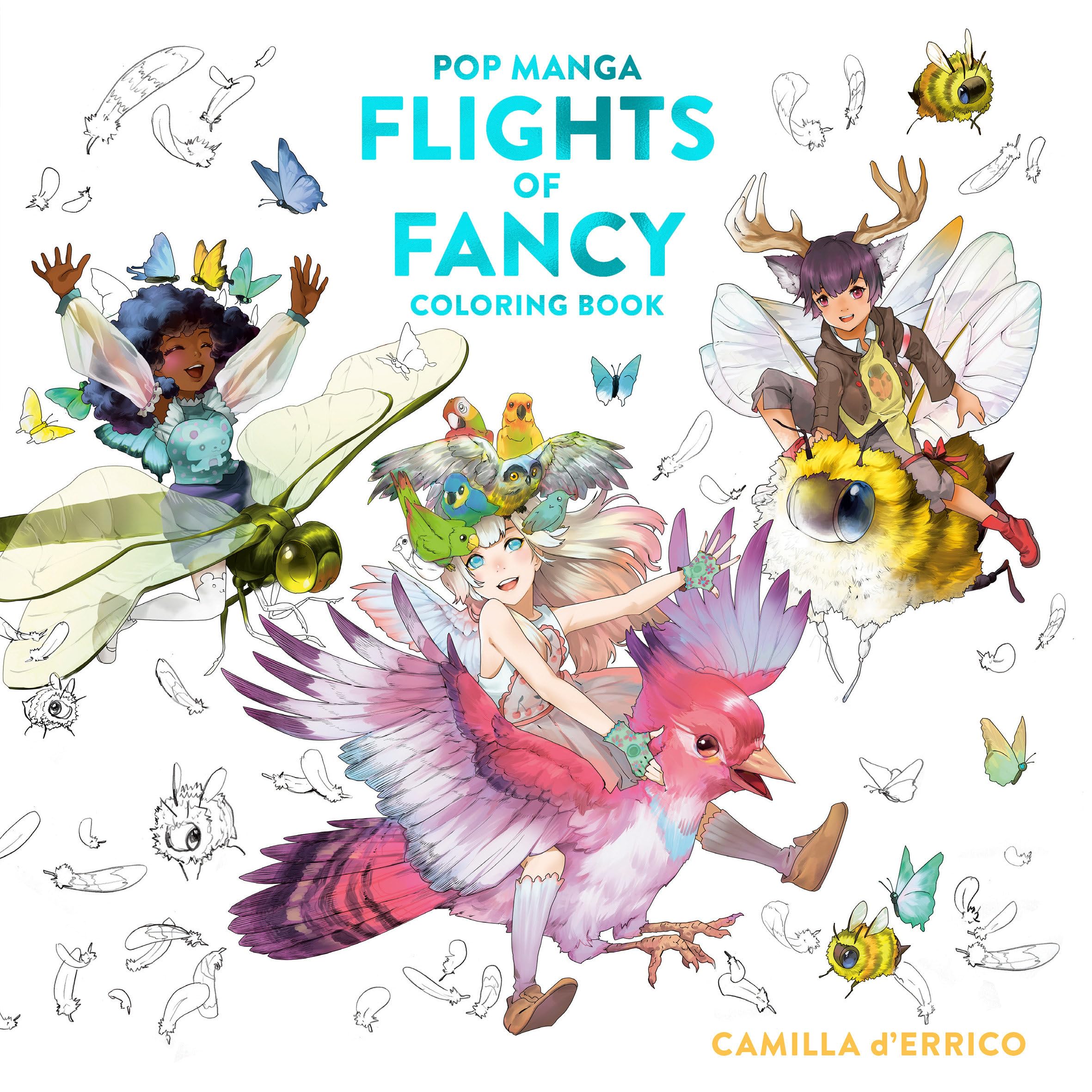 Pop Manga Flights of Fancy Coloring Book,New