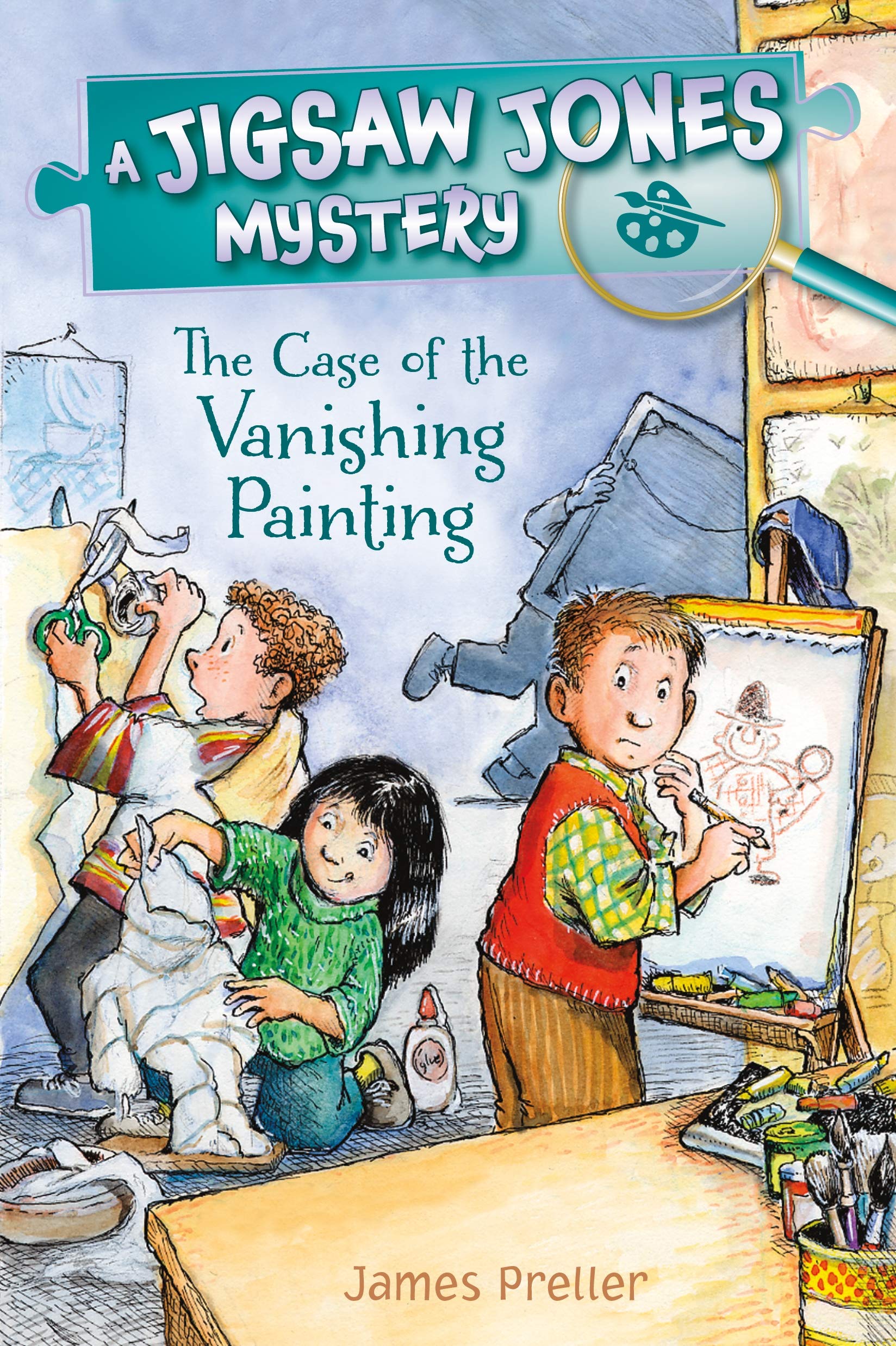 Jigsaw Jones: The Case of the Vanishing Painting (Jigsaw Jones Mysteries),Used